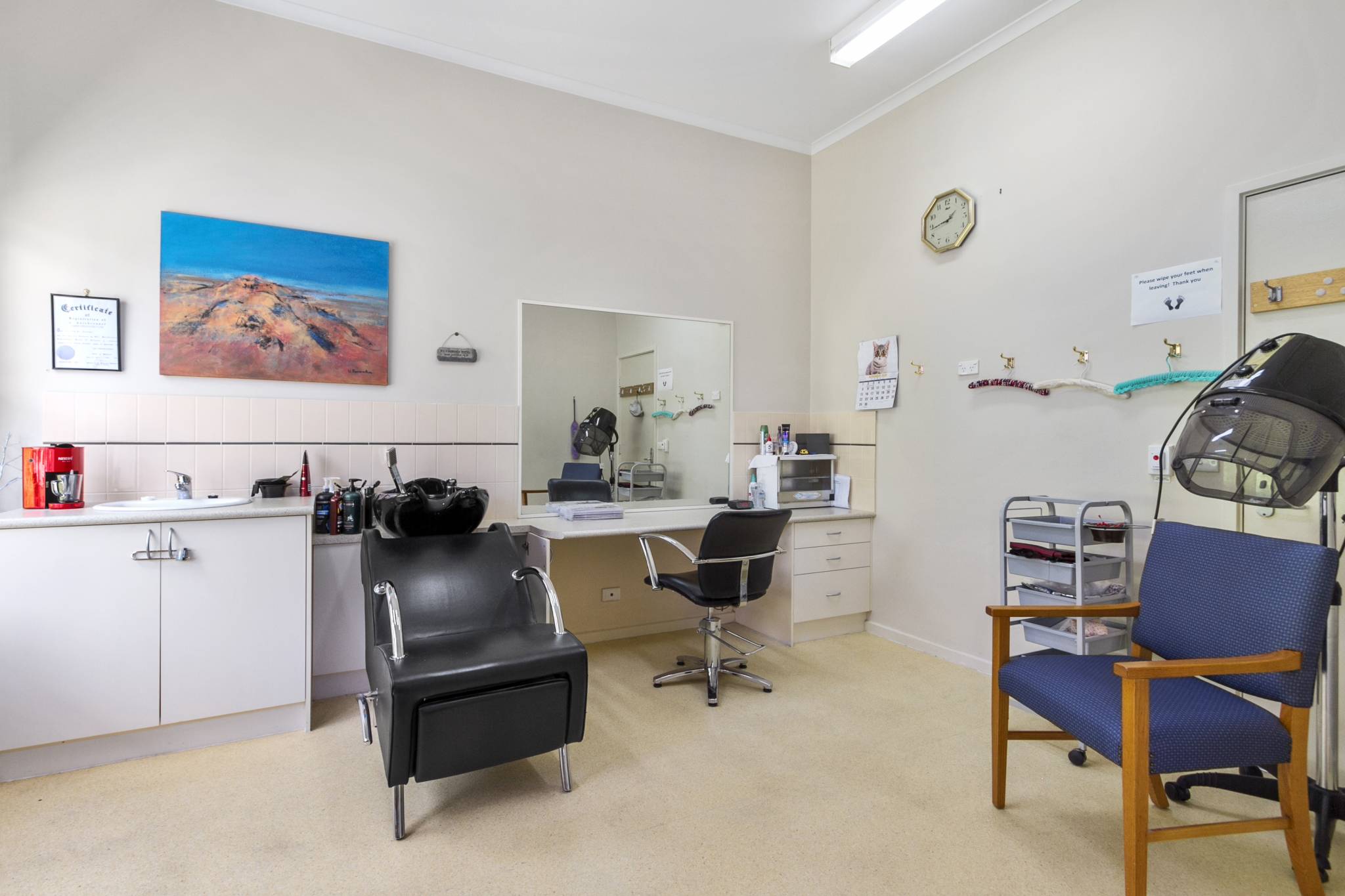 Hayville Retirement Village hairdressing salon