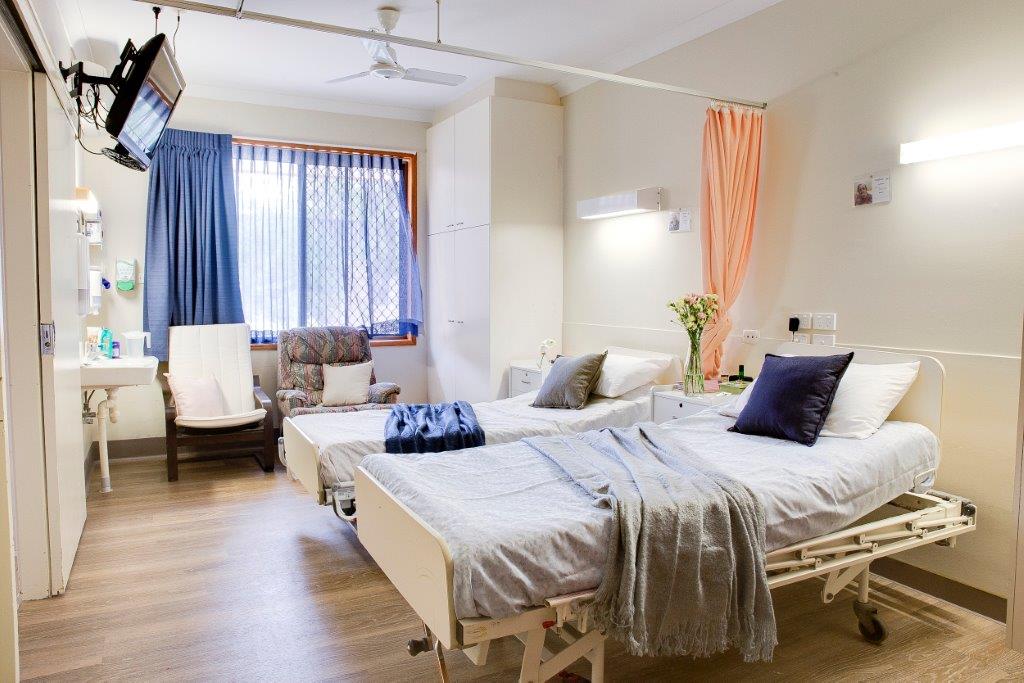 Pimpama Aged Care Nursing Home double bedroom