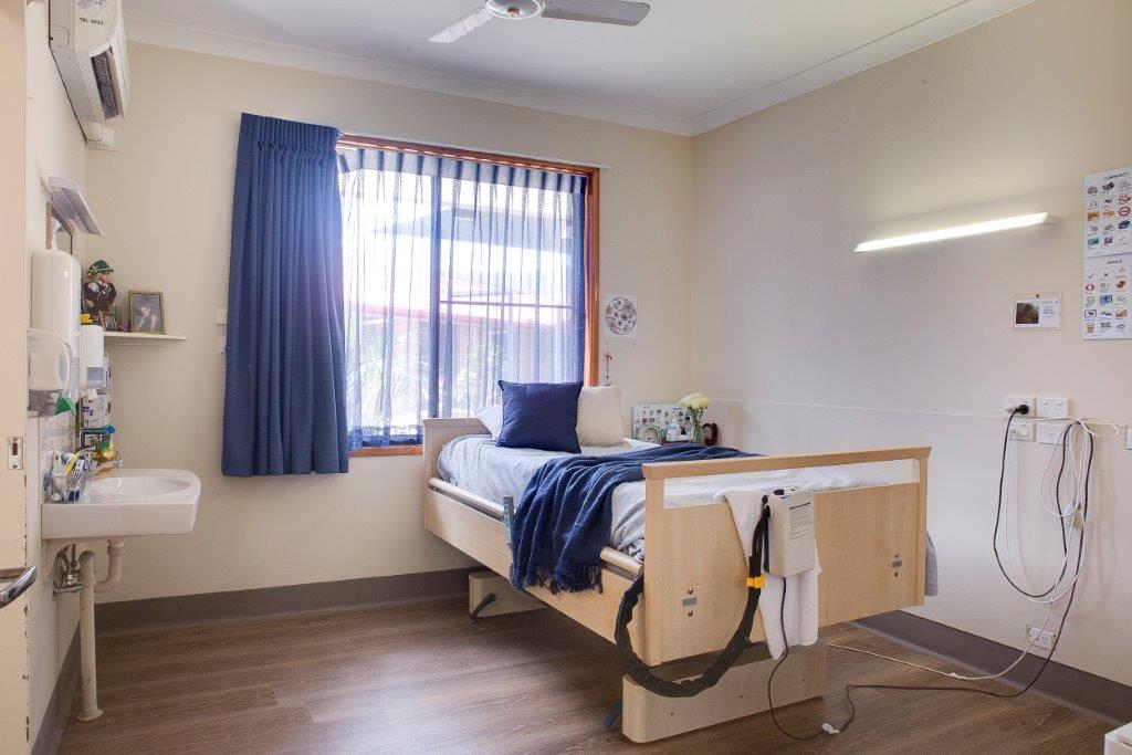 Pimpama Aged Care Nursing Home single bedroom