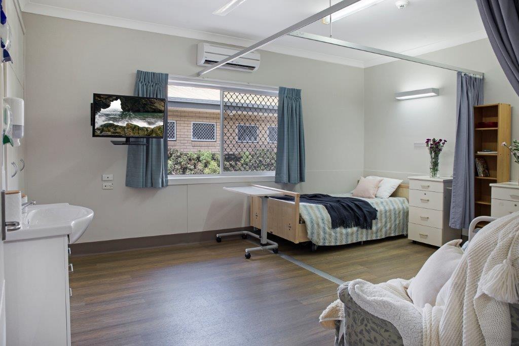 TriCare Point Vernon Aged Care Residence bedroom