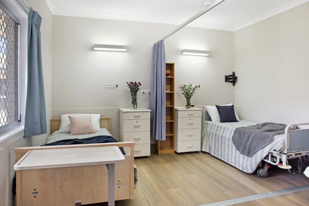 TriCare Point Vernon Aged Care Residence double bedroom