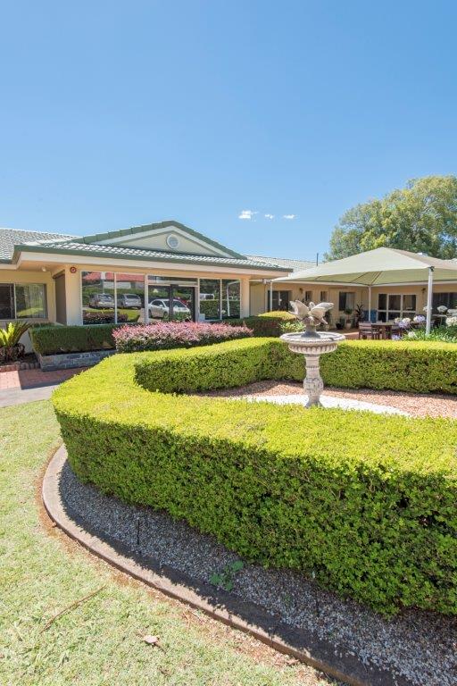 TriCare Toowoomba Aged Care Nursing Home garden