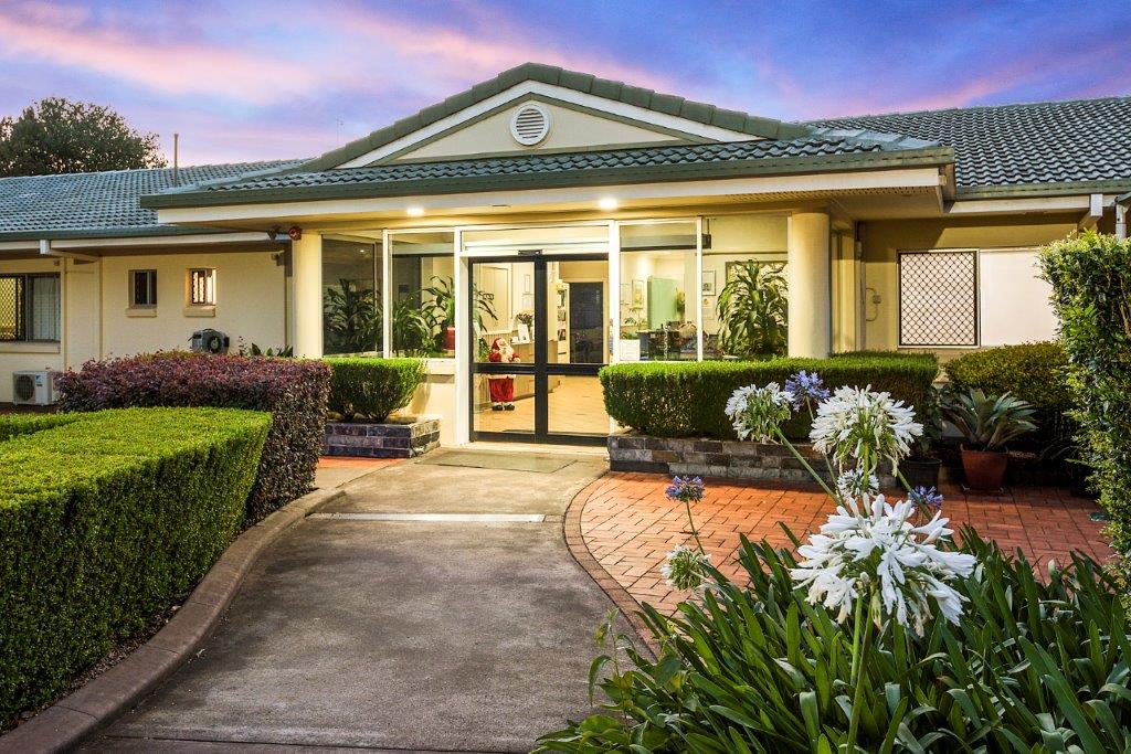 TriCare Toowoomba Aged Care Nursing Home entrance