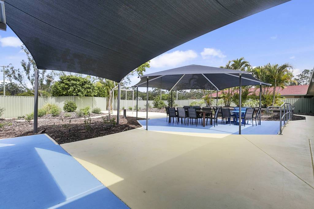 Pimpama Aged Care Nursing Home patio