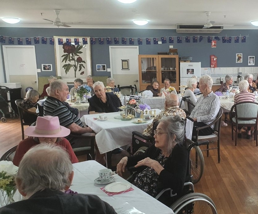 TriCare Aged Care Mt Gravatt mourning for the Queen