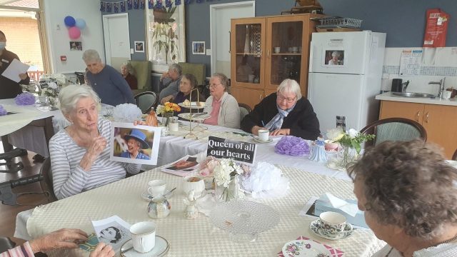 TriCare Aged Care Mt Gravatt mourning for the Queen