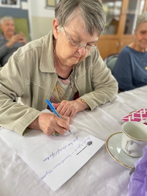 TriCare Aged Care Mt Gravatt mourning for the Queen