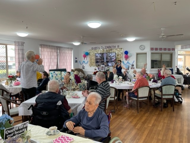 TriCare Aged Care Mt Gravatt mourning for the Queen