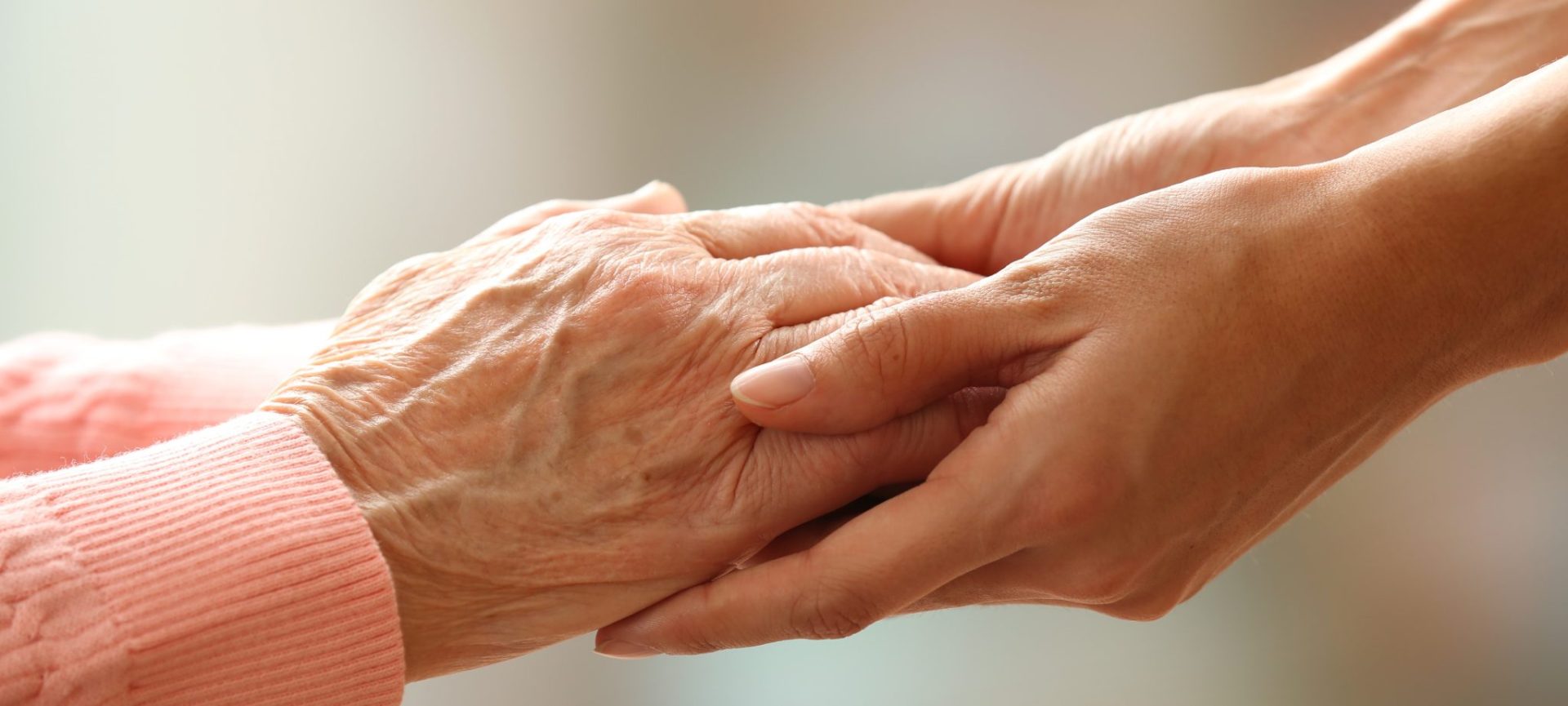 Palliative Care - holding hands