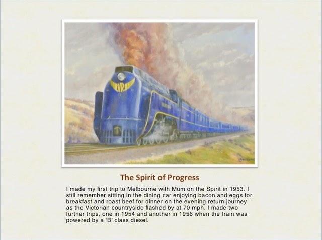 Tony Flood painting: The Spirit of Progress