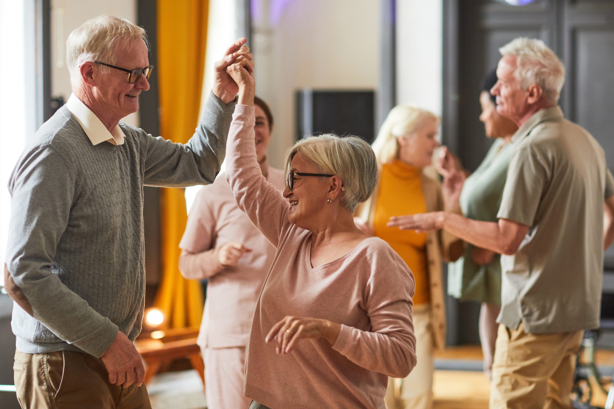 Retirement community dancing