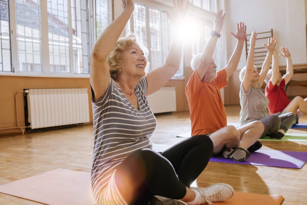 Yoga class